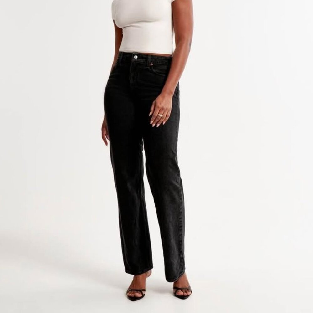 Abercrombie curve love straight jeans